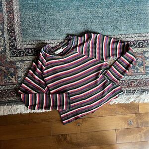 ✨3/15$ colorfull stripes long sleeves shirt